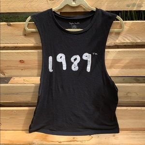 Black Taylor Swift 1989 tank 🖤